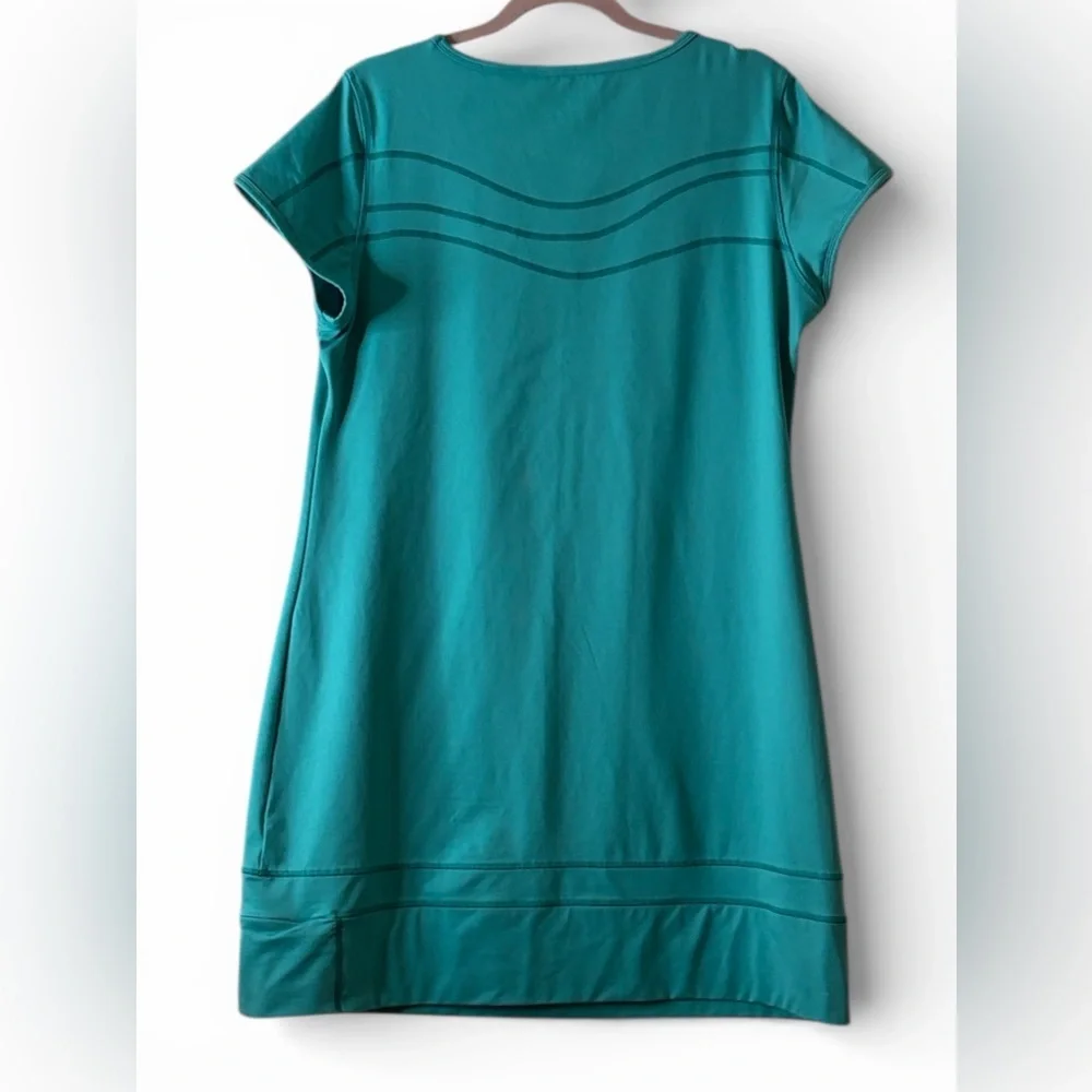 Title Nine Ocean Wave Boardwalk Regulator dress in teal. size XL - Picture 2 of 8